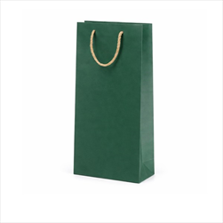 Taška kraft 12x39+9cm zelená - velkoobchod, dovoz květin, řezané květiny Brno