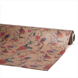 OB papír Bird 0,8x40m kraft - velkoobchod, dovoz květin, řezané květiny Brno