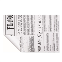 Arch folie 60my/58 x 58 cm Flower journal bílá - velkoobchod, dovoz květin, řezané květiny Brno