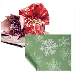 Role folie 40my/0,8 x 40 m Snowflake sage - velkoobchod, dovoz květin, řezané květiny Brno