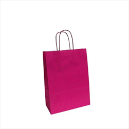 Taška papírová 27x12x37cm malinová - velkoobchod, dovoz květin, řezané květiny Brno