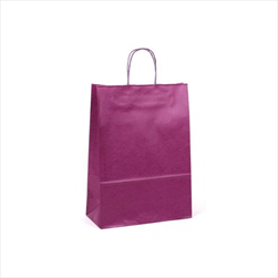 Taška papírová 27x12x37cm fialová - velkoobchod, dovoz květin, řezané květiny Brno