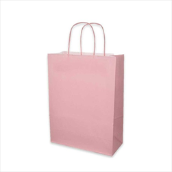 Taška papírová 27x12x37cm světle růžová - velkoobchod, dovoz květin, řezané květiny Brno