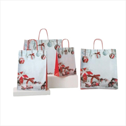 Taška vánoční 36 x 12 x 41 cm - velkoobchod, dovoz květin, řezané květiny Brno