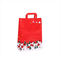 Taška vánoční 27 x 12 x 37 cm - velkoobchod, dovoz květin, řezané květiny Brno