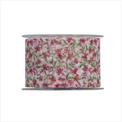 Stuha FIORE-LINO 40 mm/20 m červený květ - velkoobchod, dovoz květin, řezané květiny Brno