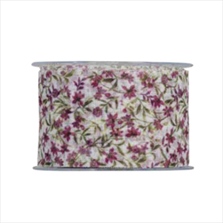 Stuha FIORE-LINO 40 mm/20 m bordo květ - velkoobchod, dovoz květin, řezané květiny Brno