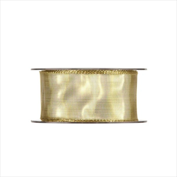 Stuha Mida 40 mm/20 m zlatá - velkoobchod, dovoz květin, řezané květiny Brno