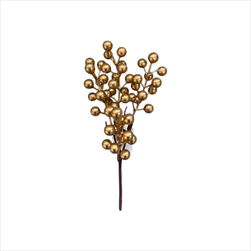 Uk větvička bobule 28 cm zlatá - velkoobchod, dovoz květin, řezané květiny Brno