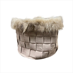 Obal kožešina 34 x 26 cm krémový - velkoobchod, dovoz květin, řezané květiny Brno