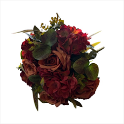 Uk kytice růže a hortenzie X17/55 cm rezavá - velkoobchod, dovoz květin, řezané květiny Brno
