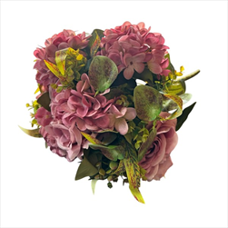 Uk kytice růže a hortenzie X17/55 cm levandulová - velkoobchod, dovoz květin, řezané květiny Brno