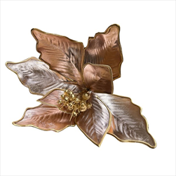 Uk poinsettia 25 cm rosegold - velkoobchod, dovoz květin, řezané květiny Brno