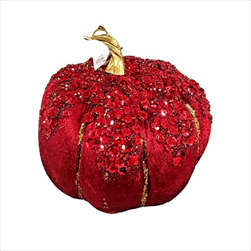 Uk dýně flitr 15 cm burgundy - velkoobchod, dovoz květin, řezané květiny Brno