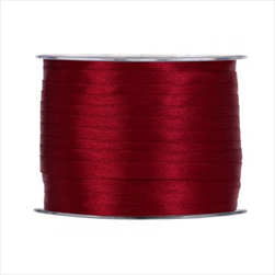 Stuha satén Raso 3 mm/100 m bordeaux - velkoobchod, dovoz květin, řezané květiny Brno