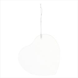 Do srdce papír 7cm/48ks bílé - velkoobchod, dovoz květin, řezané květiny Brno