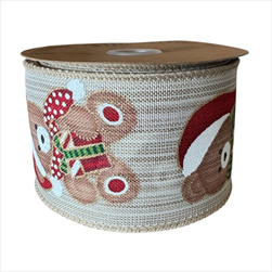 Stuha 63 mm/10 m medvídci - velkoobchod, dovoz květin, řezané květiny Brno