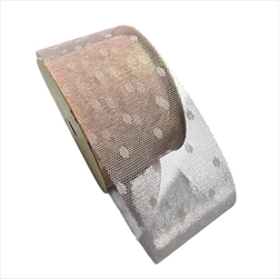 Stuha Dots tyl 70 mm/25 m růžová - velkoobchod, dovoz květin, řezané květiny Brno