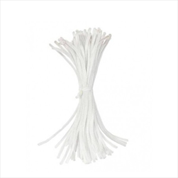 Columbus (chlupatý drát) 5 mm/30 cm bílá 50 ks - velkoobchod, dovoz květin, řezané květiny Brno