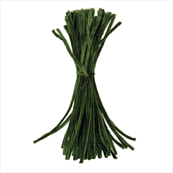 Columbus (chlupatý drát) 5 mm/30 cm zelená 50 ks - velkoobchod, dovoz květin, řezané květiny Brno