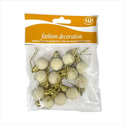 Baňky 12 kusů/2 cm bílé - velkoobchod, dovoz květin, řezané květiny Brno