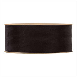 Stuha organza 40 mm/20 m černá - velkoobchod, dovoz květin, řezané květiny Brno