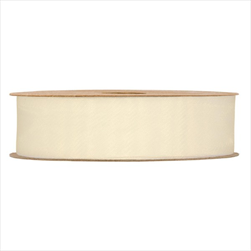 Stuha organza 25 mm/20 m krémová - velkoobchod, dovoz květin, řezané květiny Brno