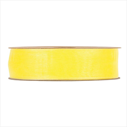 Stuha organza 25 mm/20 m žlutá - velkoobchod, dovoz květin, řezané květiny Brno