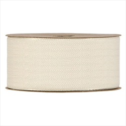 Stuha Ecovelur 40 mm/20 m krémová - velkoobchod, dovoz květin, řezané květiny Brno