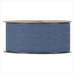 Stuha Ecovelur 40 mm/20 m kouřově modrá - velkoobchod, dovoz květin, řezané květiny Brno