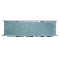 Stuha Double velvet 25 mm/7 m světle modrá - velkoobchod, dovoz květin, řezané květiny Brno