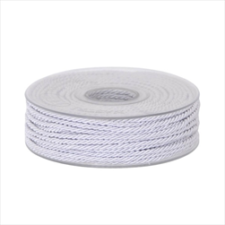 Šňůrka kroucená Marina 2,5 mm/30 m white - velkoobchod, dovoz květin, řezané květiny Brno