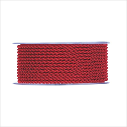 Šňůrka kroucená Marina 2,5 mm/30 m red - velkoobchod, dovoz květin, řezané květiny Brno