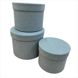 Ob flower box S/3 18,3x14,5-16x13-13,7x11 cm šalvějová - velkoobchod, dovoz květin, řezané květiny Brno