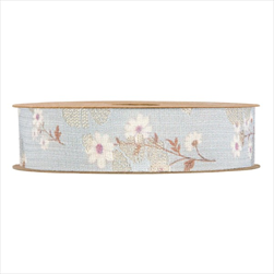 Stuha Sedmikrásky 25 mm/10 m světle modrá - velkoobchod, dovoz květin, řezané květiny Brno