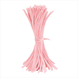Columbus (chlupatý drát) 5 mm/30 cm růžová 50 ks - velkoobchod, dovoz květin, řezané květiny Brno