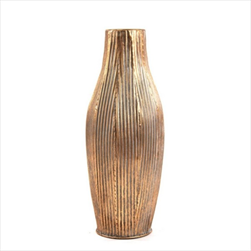 Váza kov 26 x 62,5 cm rosegold - velkoobchod, dovoz květin, řezané květiny Brno