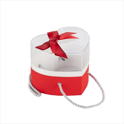 Flower box Srdce 12,5 x 11,5 cm červený - velkoobchod, dovoz květin, řezané květiny Brno