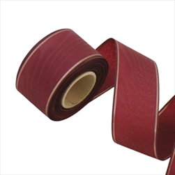 Stuha 52 MM VĚNCOVÁ S REXOREM BORDO - 1 m - velkoobchod, dovoz květin, řezané květiny Brno