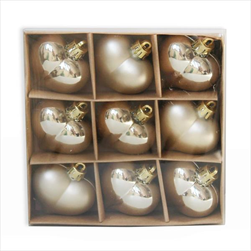 Srdce pvc 9ks/4,5cm šampáň - velkoobchod, dovoz květin, řezané květiny Brno