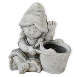 Holka obal polyresin 32,5cm natural - velkoobchod, dovoz květin, řezané květiny Brno