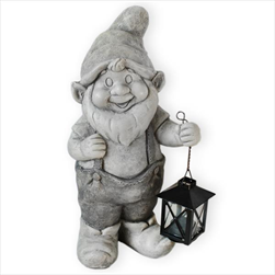 Skřítek s lucernou polyresin 39cm - velkoobchod, dovoz květin, řezané květiny Brno