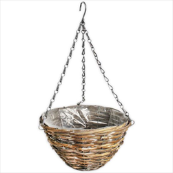 Miska obal závěs proutí pr.25cm natural - velkoobchod, dovoz květin, řezané květiny Brno