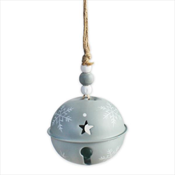 Rolnička závěs kov 8cm šedá - velkoobchod, dovoz květin, řezané květiny Brno