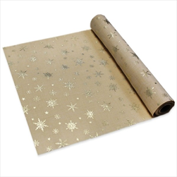 Látka vánoční 36cm/5m béžová/platina - velkoobchod, dovoz květin, řezané květiny Brno