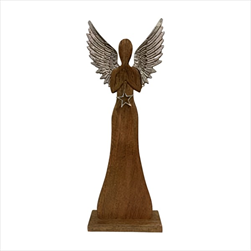 Anděl dřevo/kov 115cm - velkoobchod, dovoz květin, řezané květiny Brno