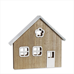 Domek dřevo 13,5cm - velkoobchod, dovoz květin, řezané květiny Brno