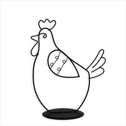 Slepice kov 14cm - velkoobchod, dovoz květin, řezané květiny Brno