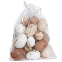 Vajíčka závěs 18ks/mix velikostí - velkoobchod, dovoz květin, řezané květiny Brno