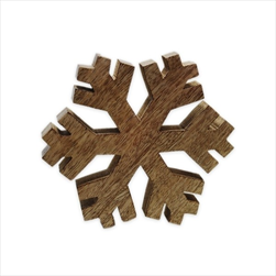 Vločka dřevo pr.14cm - velkoobchod, dovoz květin, řezané květiny Brno